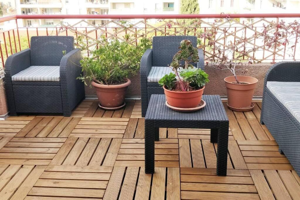 T3 Le Designer 4e-terrasse-climatisation & Netflix * Marseille